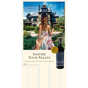 
        
        Beringer Paso Robles Rhinehouse Red Case Card, "Inspire Your Palate"        
      