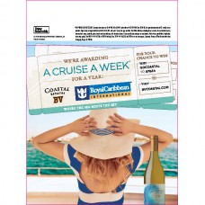 BV Coastal Estates F18 Winter "A Cruise A Week For a Year" Sweeps Chardonnay CASE STACK CARD Expires 5/30/18
