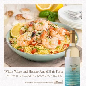 
        
        BV Coastal F18 Winter "White Wine and Shrimp Angel Hair Pasta" Sauvignon Blanc  2-Sided 5.5"x5.5" Recipe Card        
      