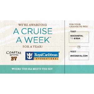 
        
        BV Coastal Estates F18 Winter "A Cruise A Week For a Year" Sweeps TEARPAD Expires 05/30/18        
      