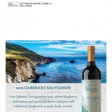BV Coastal Estates Oceana Cabernet Sauvignon Shelf Talker 