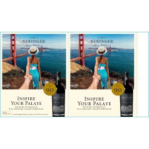 
        
        Beringer Luxury "Better Beckons" Varietal Bottle Topper         
      