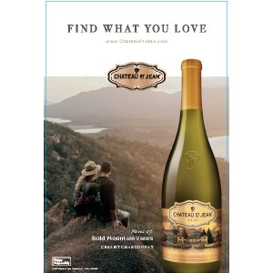 
        
        Chateau St. Jean "Find what you Love" Creamy Chardonnay 12"x18" Mini Case Card        
      
