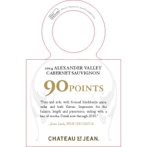 
        
        Chateau St. Jean F18 Accolade Necker - 2014 Alexander Valley Cabernet Sauvignon, 90pts Wine Spectator        
      