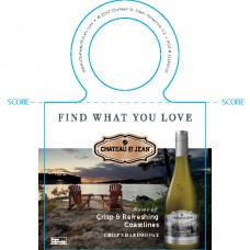 Chateau St. Jean "Find what you Love" Crisp Chardonnay Necker