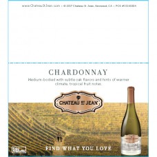 Chateau St. Jean "Find what you Love" Classic Chardonnay Shelf Talker