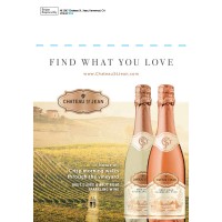 Chateau St. Jean Sparkling Shelf Talker 
