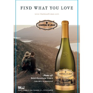 
        
        Chateau St. Jean "Find what you Love" Creamy Chardonnay 4"x6" Wine Card        
      