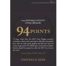 Chateau St. Jean Accolade Shelf Talker - 2013 Sonoma County Cinq Cépages, 94pts Vinous