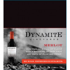 Dynamite Be Bold Merlot Shelf Talker