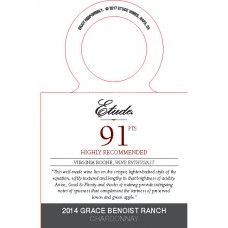 Etude Accolade Necker - 2014 Grace Benoist Ranch Chardonnay, 91pts, Wine Enthusiast