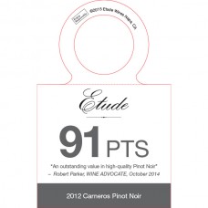 Etude Accolade Necker: 2012 Carneros Pinot Noir - 91 Points, Wine Advocate