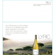 Lyric by Etude Varietal Shelf Talker 