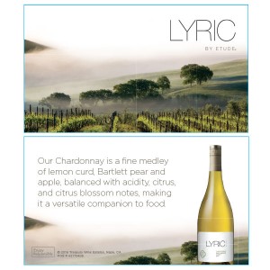 
        
        Lyric by Etude Varietal Wine Card - Two Sided        
      
