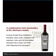 Forged Vines Collaboration Shelf Talker