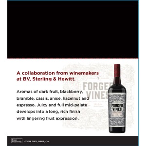 
        
        Forged Vines Collaboration Shelf Talker        
      