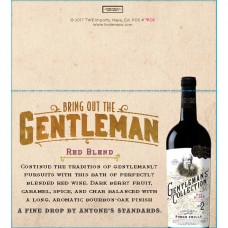 Lindeman's Gentleman's Collection Red Blend Shelf Talker