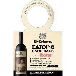 
        
        19 Crimes "Earn $2 Cash Back with Ibotta" Coupon Valid 02/01/18 - 02/28/18        
      