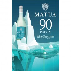 Matua F18 2016 Sauvignon Blanc Wine Spectator 90pts 12"x18" Mini Case Card
