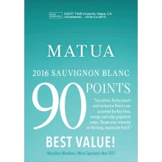 Matua F18 Sauvignon Blanc Accolade WS 90 Points Shelf Talker