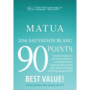 
        
        Matua F18 Sauvignon Blanc Accolade WS 90 Points Shelf Talker        
      