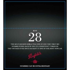 Penfolds Numbers BIN 28 Shiraz Double-Sided Shelf Talker 