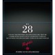 Penfolds Numbers BIN 28 Shiraz Double-Sided Shelf Talker 