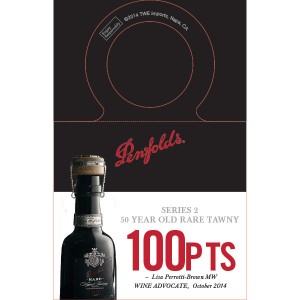 Penfolds Accolade Necker - Series 2 50-year Rare Tawny, 100 points Wine Advocate 10/14
Penfolds Accolade Necker - Series 2 50-year Rare Tawny, 100 points Wine Advocate 10/14