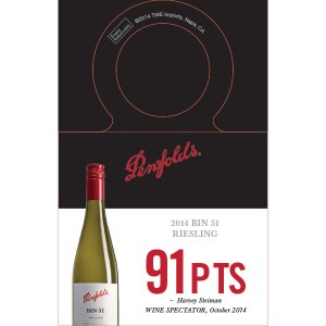 
        
        Penfolds Accolade Necker - Bin 51 Riesling 2014, 91 points Wine Spectator 10/14        
      