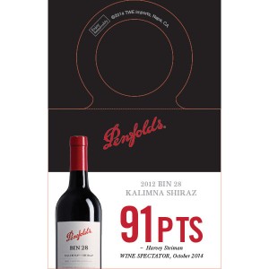 
        
        Penfolds Accolade Necker - Bin 28 Kalimna Shiraz 2012, 91 points Wine Spectator 10/14        
      