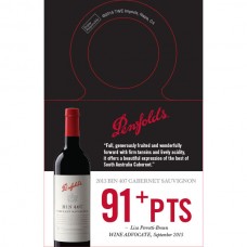 Penfolds Accolade Necker - Bin 407 Cabernet Sauv 2013, 91+ points Wine Advocate 09/15