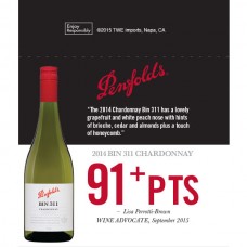 Penfolds Accolade Shelf Talker - 2014 Bin 311 Chardonnay, 91+ points Wine Advocate, 09/2015