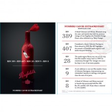 Penfolds Table Tent, Bin Collection (Bins 8, 9, 28, 389, 407)
