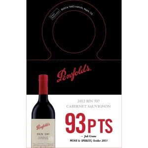 
        
        Penfolds Accolade Necker - 2012 Bin 707 Cabernet Sauvignon, 93 points Wine & Spirits 10/2014        
      