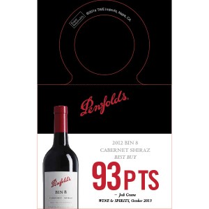 
        
        Penfolds Accolade Necker - 2012 Bin 8 Cabernet Shiraz, 93 points Wine & Spirits 10/2014 - Best Buy        
      
