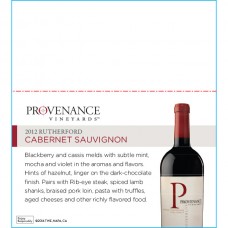 Provenance Cab Sauv Shelf Talker