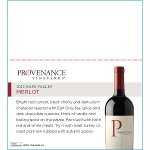 
        
        Provenance Merlot Shelf Talker        
      