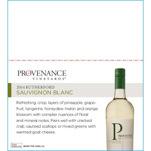 
        
        Provenance Sauv Blanc Shelf Talker        
      