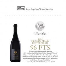 Stags' Leap 2013 2013 Ne Cede Malis Petite Sirah 96pt Shelf Talker 