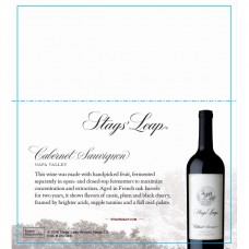 Stags' Leap Varietal Shelf Talker F17 Summer