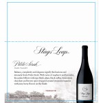 Stags' Leap Varietal Shelf Talker F17 Summer