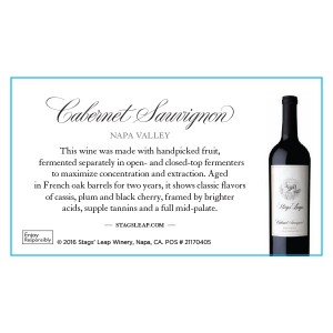 
        
        Stags' Leap Varietal Wine Card F17 Summer        
      