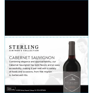 
        
        Sterling Vintner's Collection Cabernet Sauvignon Shelf Talker, Flow        
      