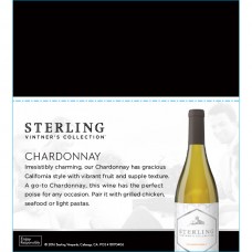 Sterling Vintner's Collection Chardonnay Shelf Talker, Flow
