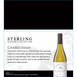 
        
        Sterling Vintner's Collection Chardonnay Shelf Talker, Flow        
      