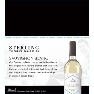 
        
        Sterling Vintner's Collection Sauvignon Blanc Shelf Talker, Flow        
      