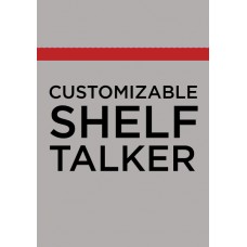 Customizable Shelf Talker