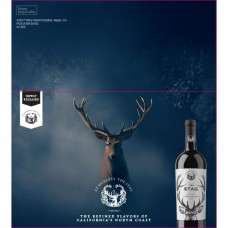 St Huberts The Stag Shelf Talker F17