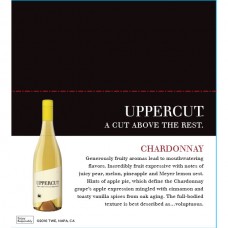 Uppercut Chardonnay Shelf Talker