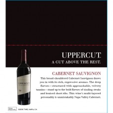 Uppercut Cabernet Sauvignon Shelf Talker 